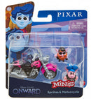 speelset Sprites and Motorcycle 16,5 cm 3-delig