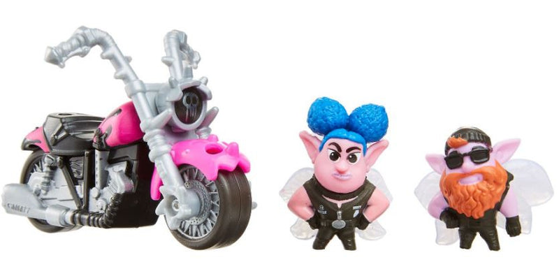 speelset Sprites and Motorcycle 16,5 cm 3-delig
