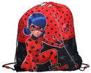 sporttas Miraculous Super Heroez 44 x 37 cm rood/zwart