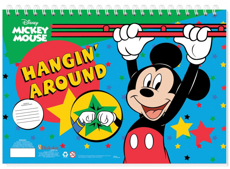 sticker- en kleurboek Mickey Mouse Hangin' Around