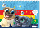 sticker- en kleurboek Puppy Dog Pals 33 cm papier blauw