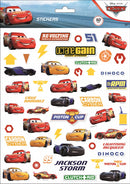 stickers Cars jongens 25 x 21 cm blauw/rood 50 stuks