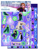 stickers Frozen II meisjes 23 cm vinyl paars 600 stuks