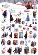 stickers Frozen II meisjes 25 x 21 cm ijsblauw 50 stuks