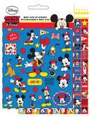 stickers Mickey & Friends 23 cm vinyl blauw 600 stuks