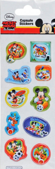 stickers Mickey Mouse Capsule junior vinyl 10 stuks