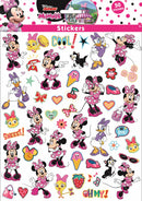 stickers Minnie meisjes 25 x 21 cm roze 50 stuks