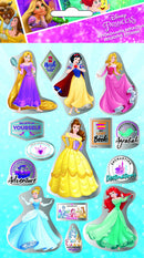 stickers Princess reflecterend meisjes vinyl 30 stuks