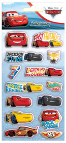 stickers Puffy Cars jongens 10 x 22 cm papier