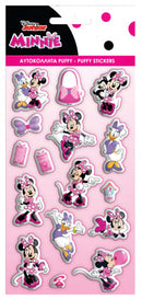 stickers Puffy Minnie Mouse meisjes 10 x 22 cm papier
