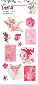 stickers Tinkerbell glanzend meisjes vinyl groen/roze