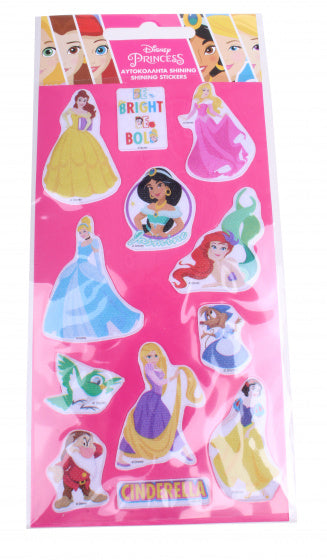 stickervel Cinderella Princess 21 x 10 cm papier roze