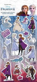 stickervel Frozen II Puffy junior 10 x 22 cm vinyl