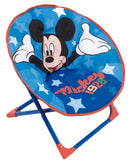 stoel Mickey Mouse junior 50 cm polyester blauw/rood