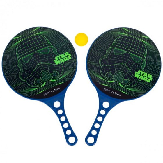 strandtennisset Star Wars 3-delig blauw/groen