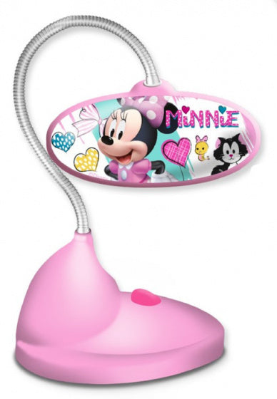 tafellamp Minnie Mouse led meisjes 18 x 12,5 cm roze