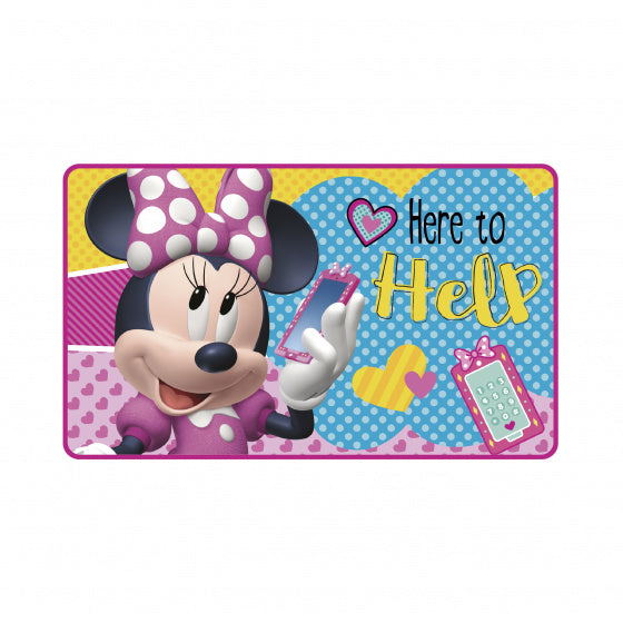 tapijt Minnie Mouse meisjes 45 x 75 cm fleece