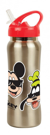 thermosfles Mickey Mouse junior 580 ml RVS zilver