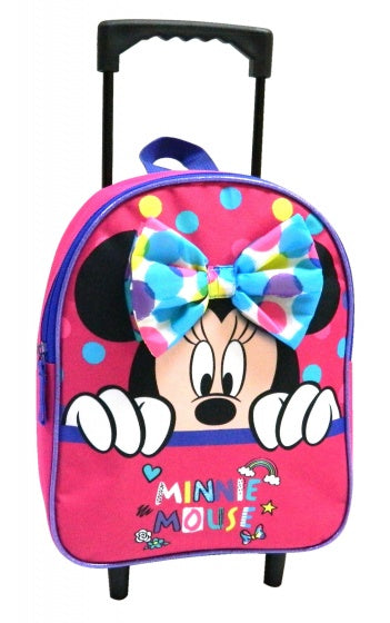 trolley rugzak Minnie Mouse 6 liter softcase roze