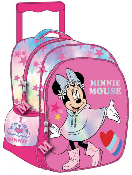 trolley rugzak Minnie Mouse 11 liter polyester roze