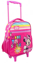 trolley rugzak Minnie Mouse meisjes 31 cm polyester roze