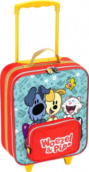 trolley junior 16 liter polyester rood/geel