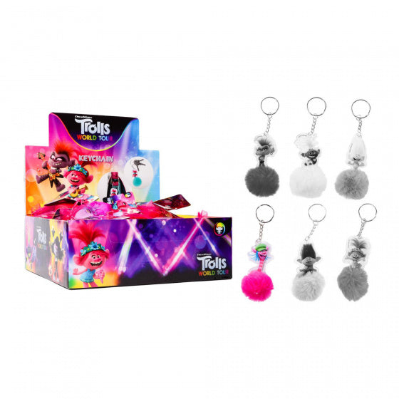 Trolls 2 sleutelhanger - Cooper roze