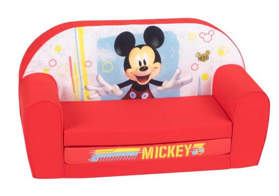 sofa uitklapbaar Mickey 42 x 77 cm polykatoen rood