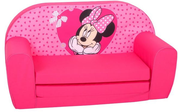 sofa uitklapbaar Minnie 42 x 77 cm polykatoen roze