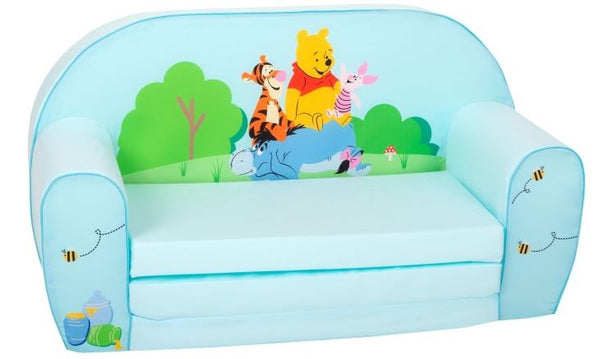 sofa uitklapbaar Winnie 42 x 77 cm polykatoen blauw