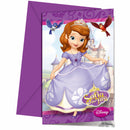 Sofia the First Uitnodigingen, 6st.