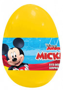 verrassingsei Mickey Mouse junior 11 cm geel