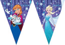 Frozen vlaggenlijn snowflake 230 cm
