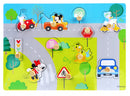 Disney Mickey Mouse Noppenpuzzel Hout, 12dlg.