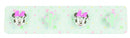 wandkapstok Minnie Mouse meisjes 40 cm hout mintgroen