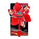 windmolentje Cars 17 cm rood