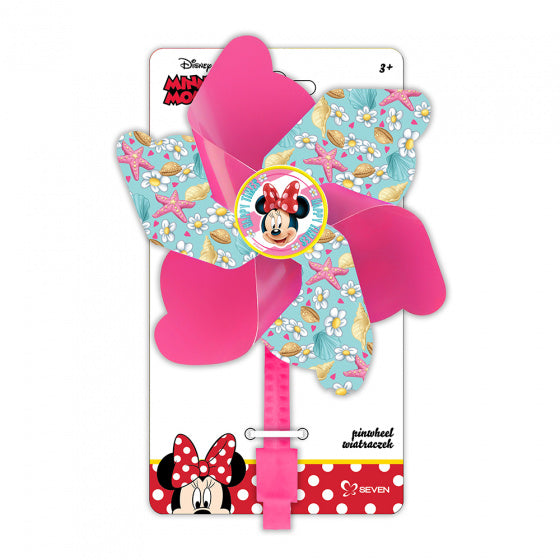 windmolentje Minnie Mouse 17 cm roze