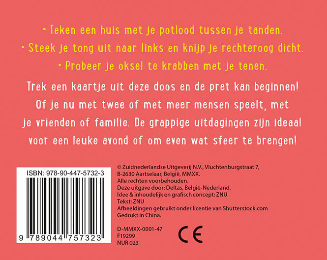 Doe eens gek! opdrachtenboek - kaartenset