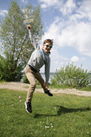 badmintonset 4-delig blauw