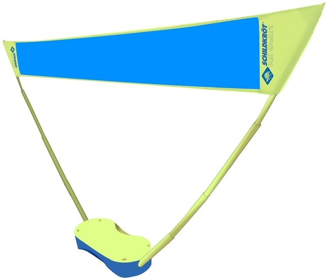 badmintonset 5-delig blauw/geel