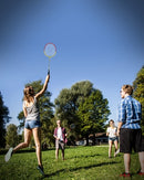 badmintonset 6-delig rood/geel