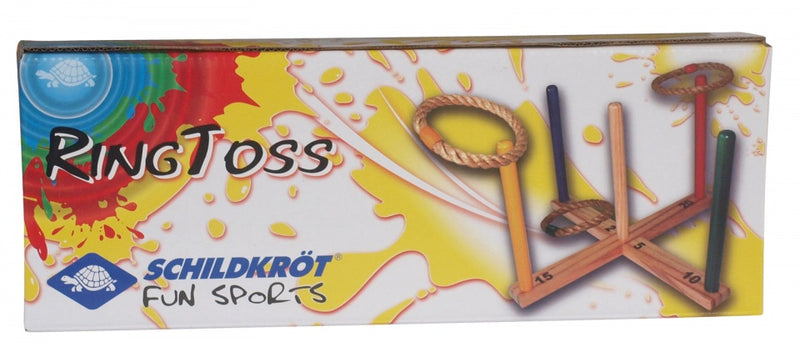 houten werpspel 38 x 38 x 21 cm