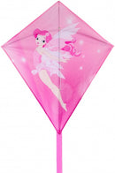 Diamantvlieger Elf 50 x 70 cm roze/wit