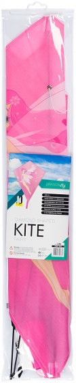 Diamantvlieger Elf 50 x 70 cm roze/wit
