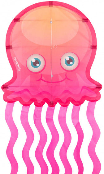 eenlijnsvlieger Zeedieren junior polyamide roze