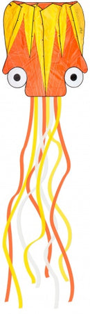 vlieger Octopus oranje/geel 124 x 127 cm
