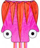 vlieger Octopus roze/oranje 124 x 127 cm