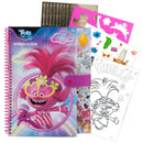 ontwerpalbum Trolls: World Tour junior A5 papier roze