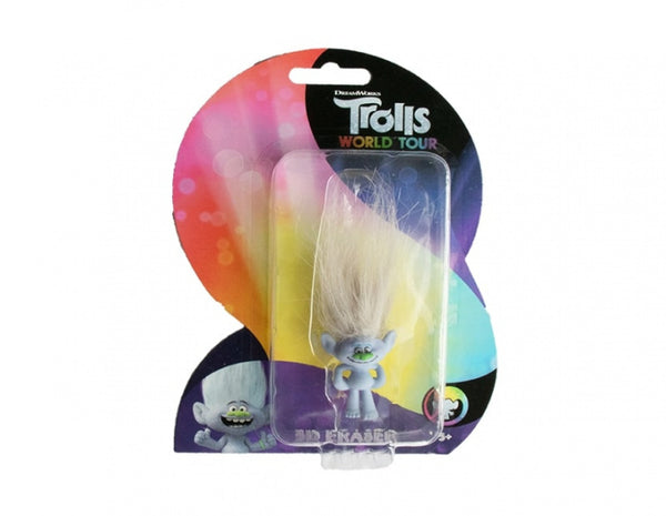 Dreamworks Trolls 3D gum - Diamond lichtblauw