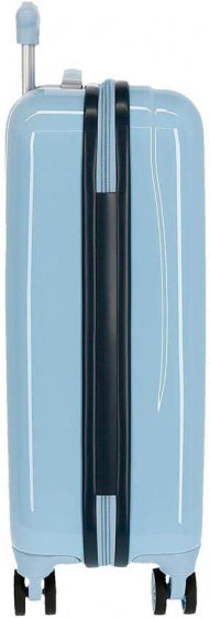 koffer Trolls junior 61 liter ABS blauw